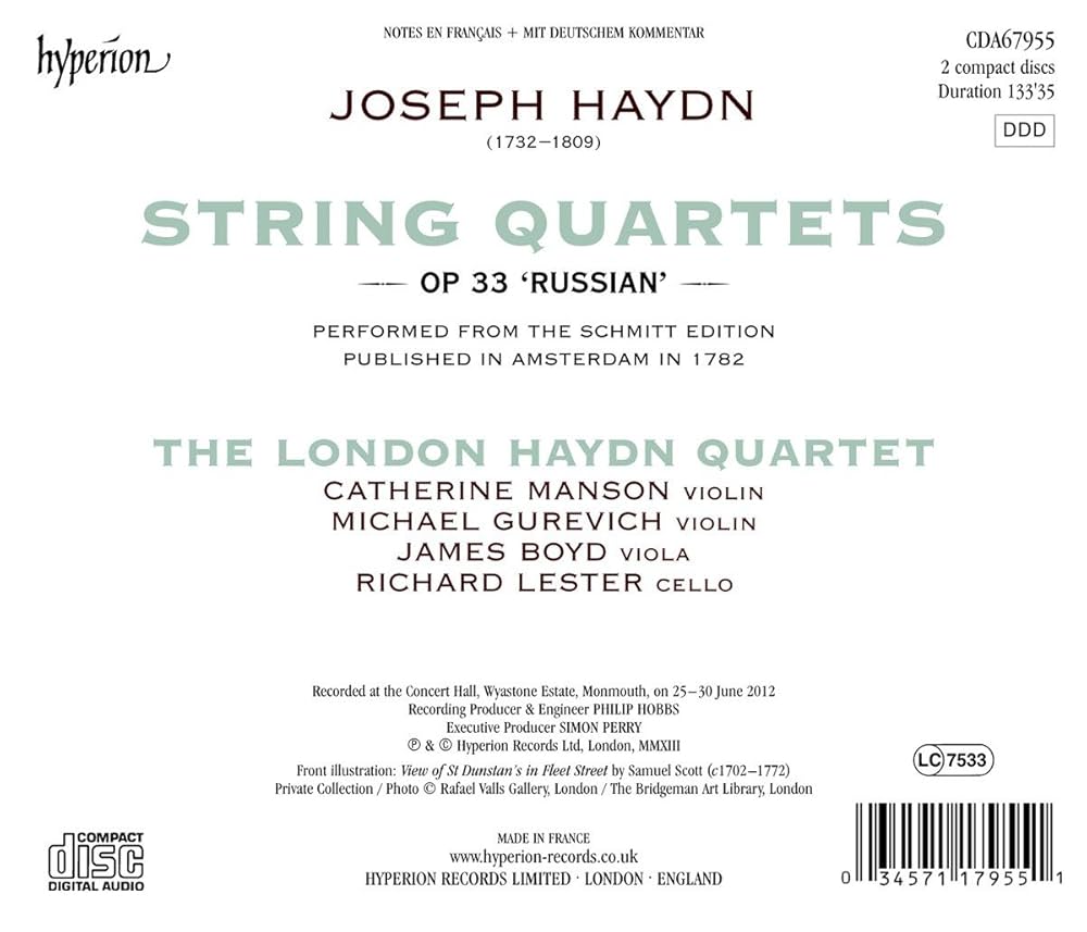 London Haydn Quartet, Invocation, Franz Joseph Haydn - Haydn